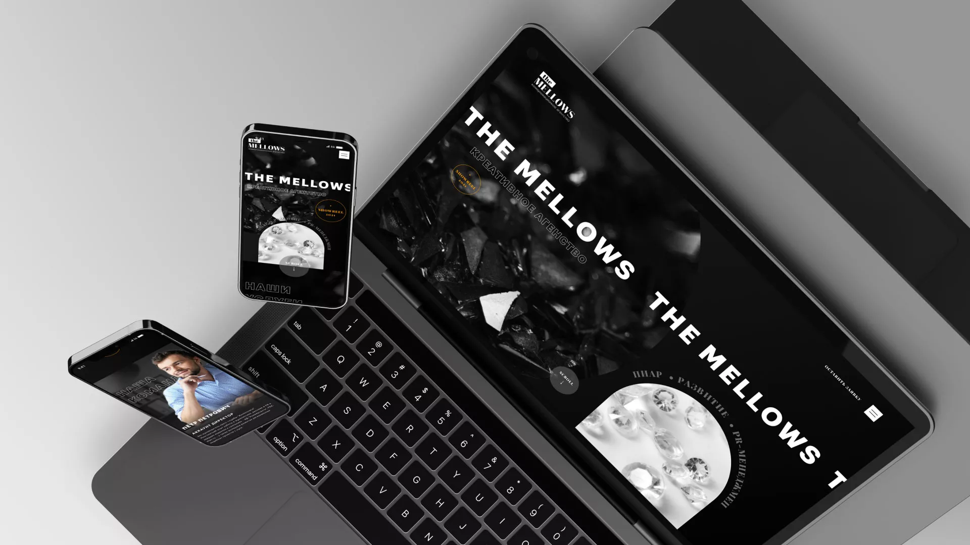 Разработка сайта креативного агентства «The Mellows» в Печоре